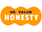 We value Honesty Slogan